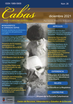 La historia de la cultura material de la educación en España (1976-2020)